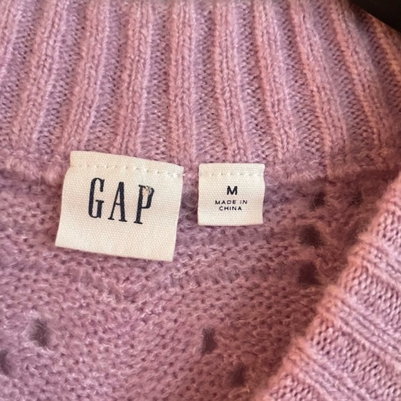 Gal Purple Pastel Granolacore Sweater Size Medium - Picture 4 of 6